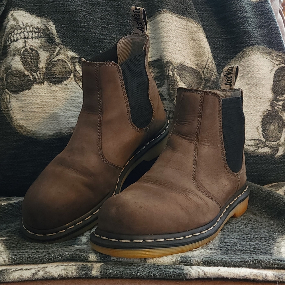 "Arbor" Dr Martens Chelsea boot w/ Steel Toe sz 8 | Rare!
